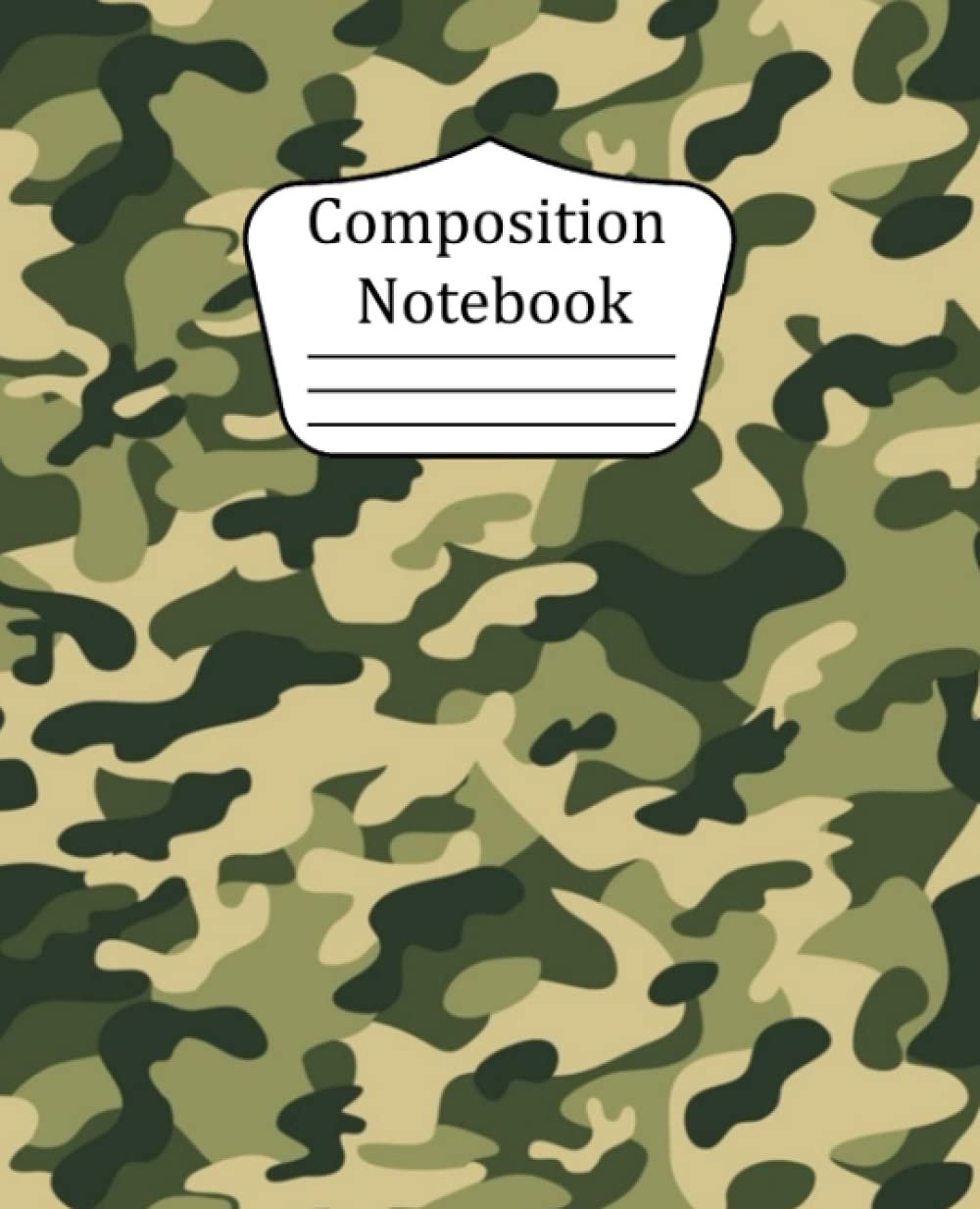 ler totalmente Composition Notebook: Green Camouflage notebook journal with Lined Paper, Perfect gift for Girls, Kids, School & Teachers,120 pages.