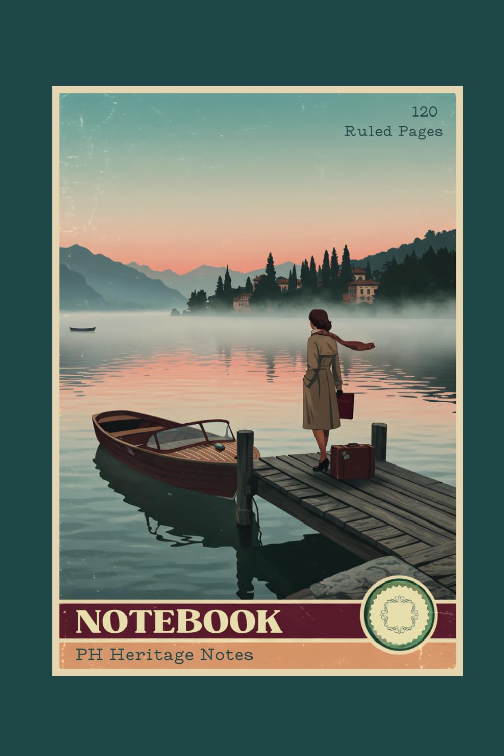 ler totalmente Notebook: Vintage & Retro Journal, Timeless Design - Classic Diary: Your Inspiring Daily Companion and the Perfect Gift for Friends and Family, 120 Pages, 6" x 9"