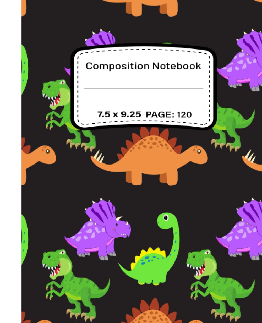 capítulo por capítulo baixar Composition Notebooks: Wide Ruled Paper Notebook Journal |Dinosaur | Blank Wide Lined Workbook for Girls Boys Kids Teens Students/Composition Notebooks