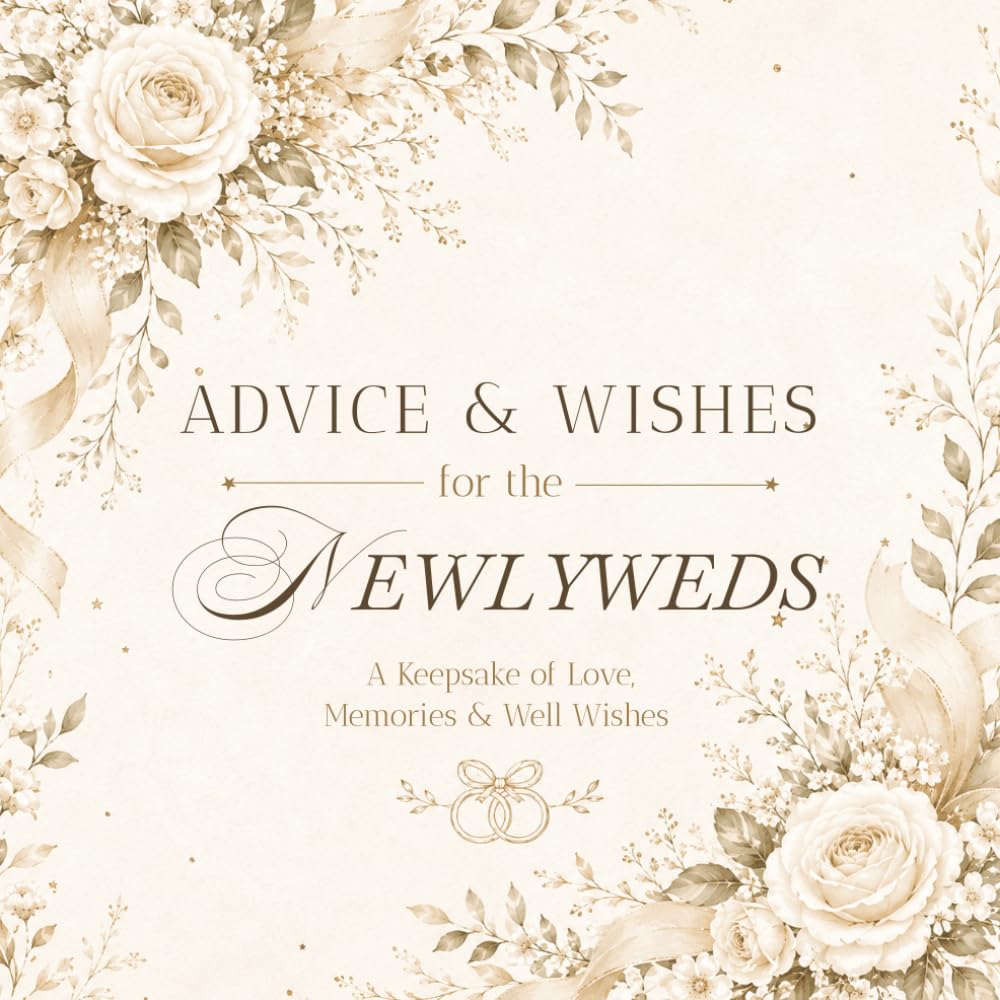 Advice & Wishes for the Newlyweds: Wedding Guest Book with Advice, Wishes & Marriage Wisdom | A Keepsake for the Bride and Groom, Wedding Reception or Bridal Shower baixar o livro de graça