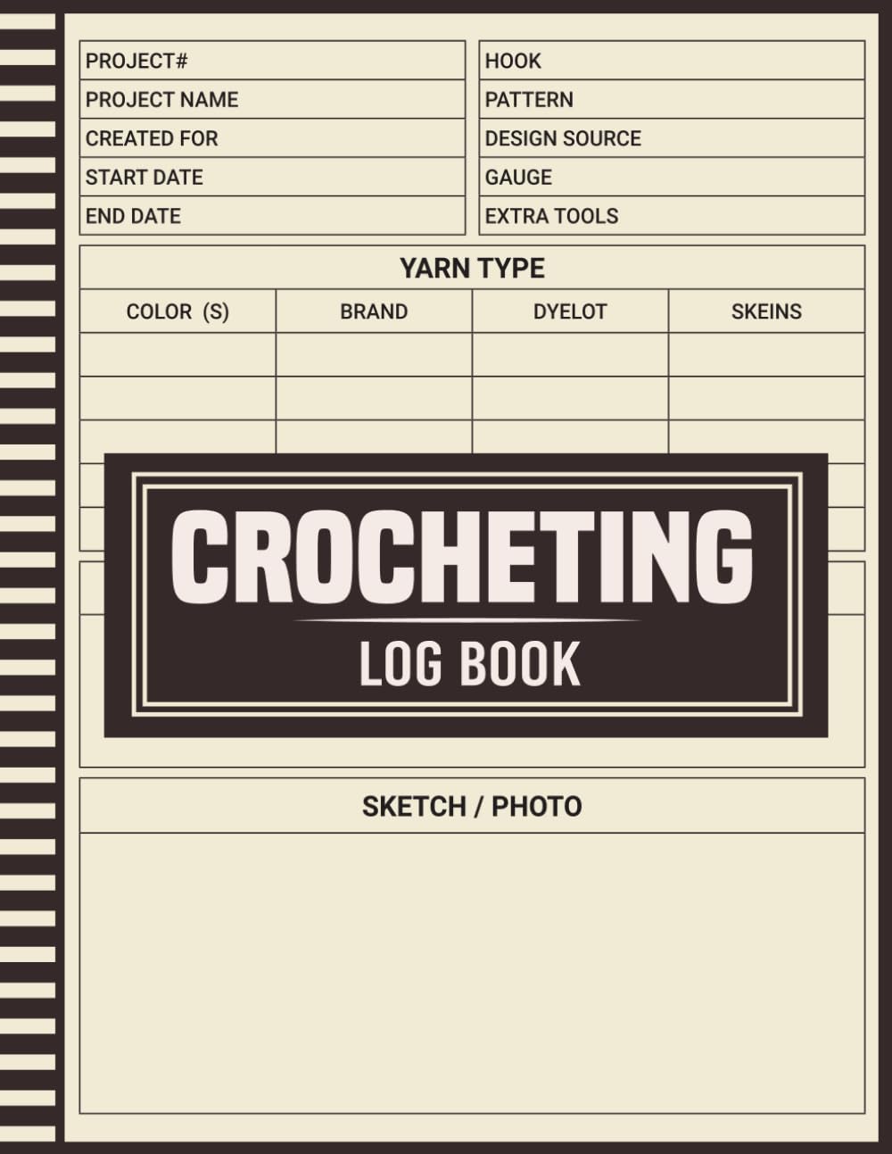 Crocheting Log Book: To Keep Track of Your Crochet Projects | Perfect for Enthusiasts and Professionals baixar livro de graça