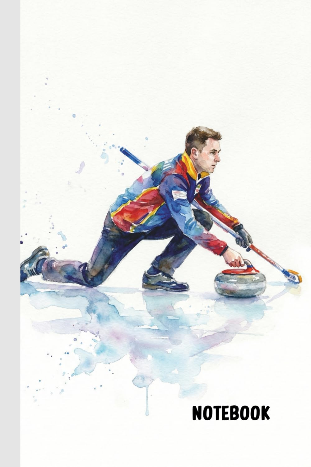 capítulo por capítulo baixar Curling Notebook: A5 Lined Journal (6x9) — 100 Pages — Gift for Players & Fans — Winter Sports Ice Diary