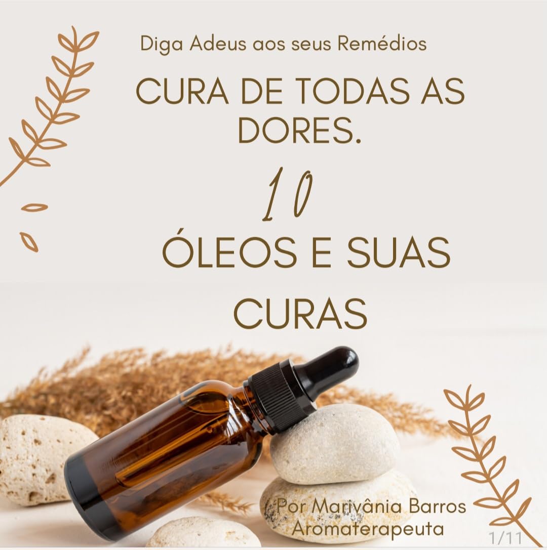 10 Oleos Essenciais e suas Curas: AROMOTERAPIA baixar o livro de graça