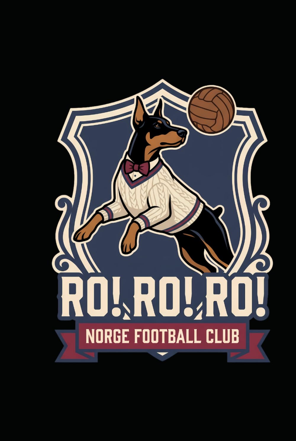Preppy Doberman Vintage Soccer Logbook & Football Match Tracker: Norge Football Club Inspired Training Journal and Blank Roster Notebook for Coaches and Players baixar o livro de graça
