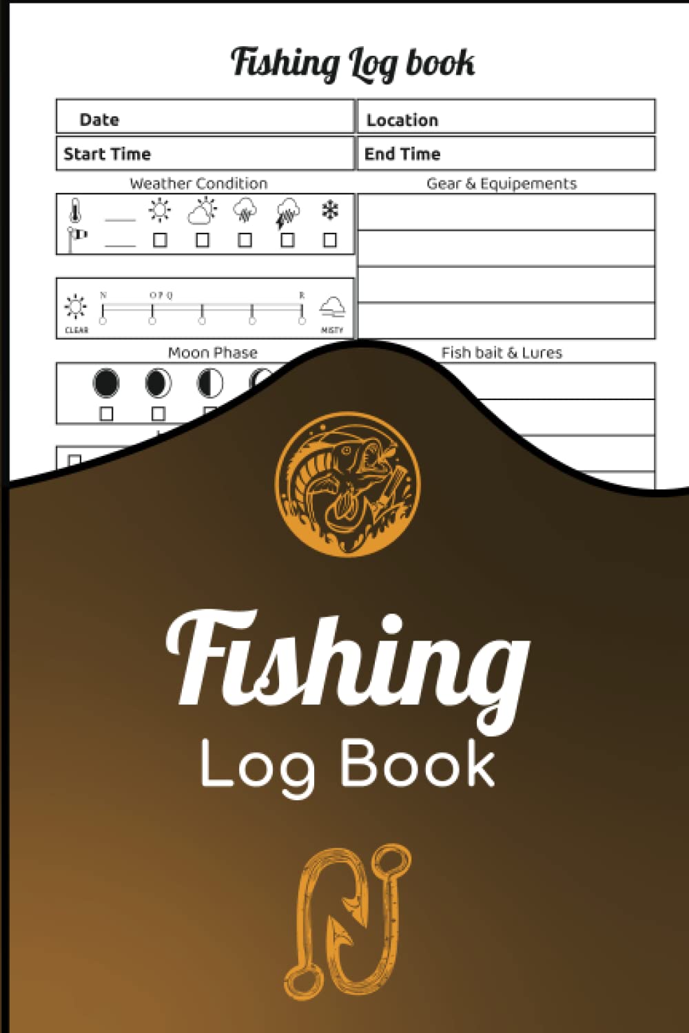 capítulo por capítulo baixar Fishing Log Book: Fisherman’s Journal to Record Your Fishing Trip Memories and Keep Track of Your Catches | 120 Pages, 6” X 9”