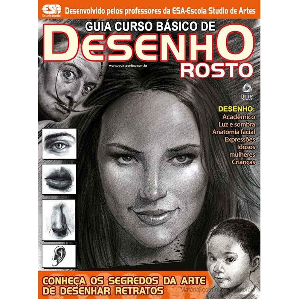 ler totalmente Guia curso básico de desenho - Rosto