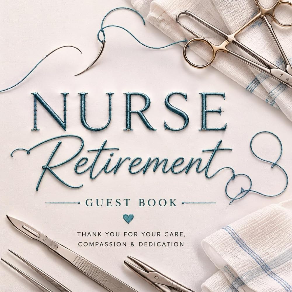 Nurse Retirement Guest Book: A surgical Stitch Keepsake for Messages, Memories & Best Wishes (Celebrating New Chapters) (Spanish Edition) baixar livro de graça