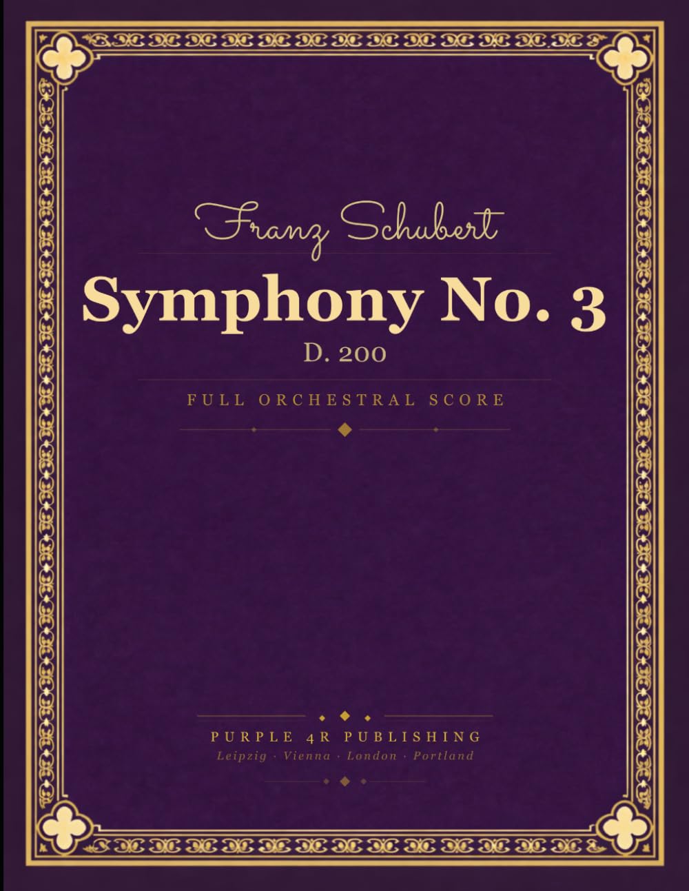 capítulo por capítulo baixar Schubert: Symphony No. 3 in D major, D. 200 - Full Orchestral Score