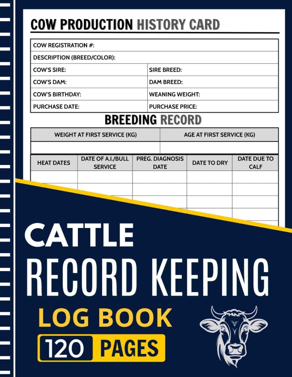 capítulo por capítulo baixar Cattle Record Keeping Book: Livestock Management Log for Breeding, Calving, Herd Health, Sales, Expenses, and More