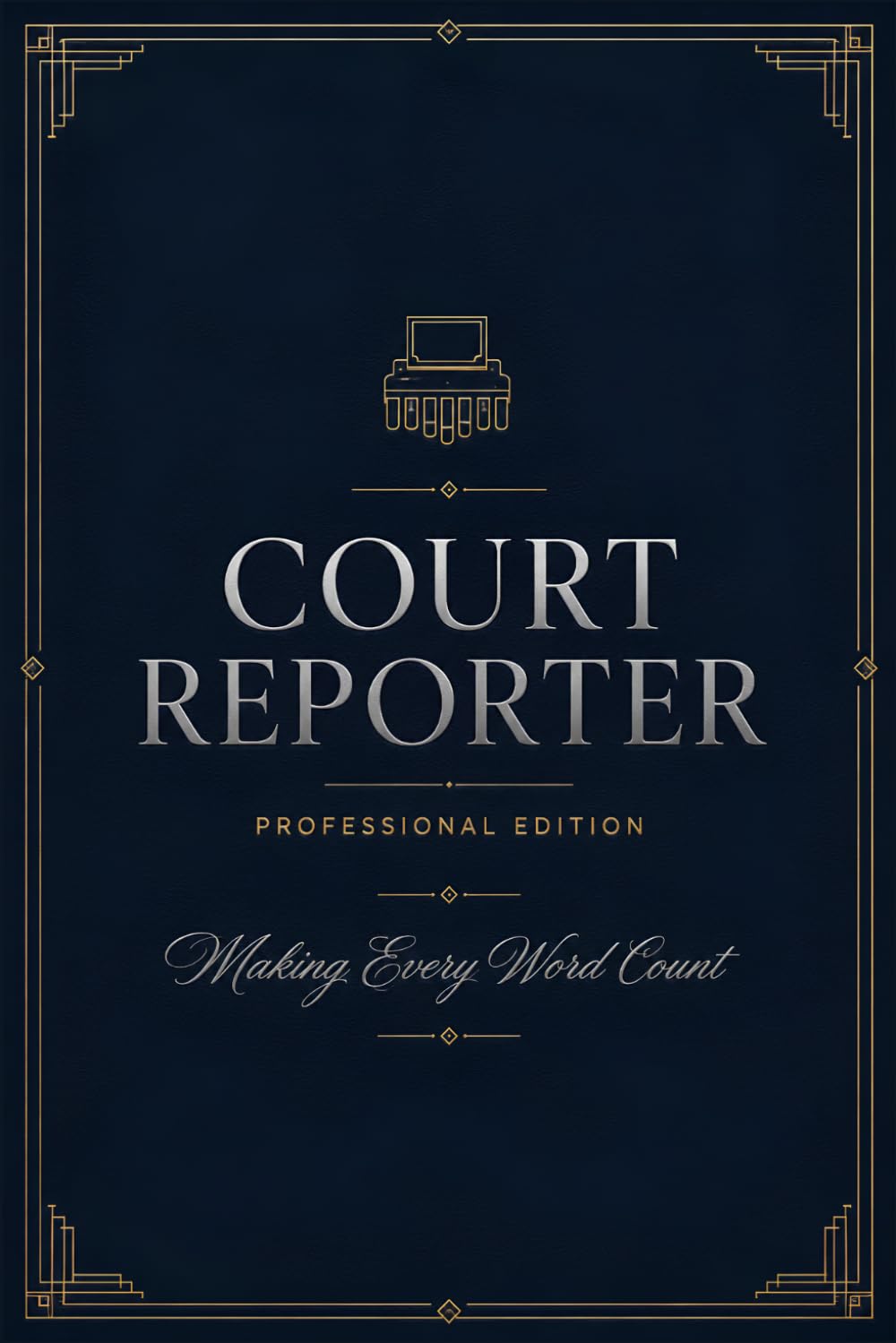 capítulo por capítulo baixar Making Every Word Count: A Premium Lined Notebook for Court Reporters, Stenographers, and Court Reporting Students