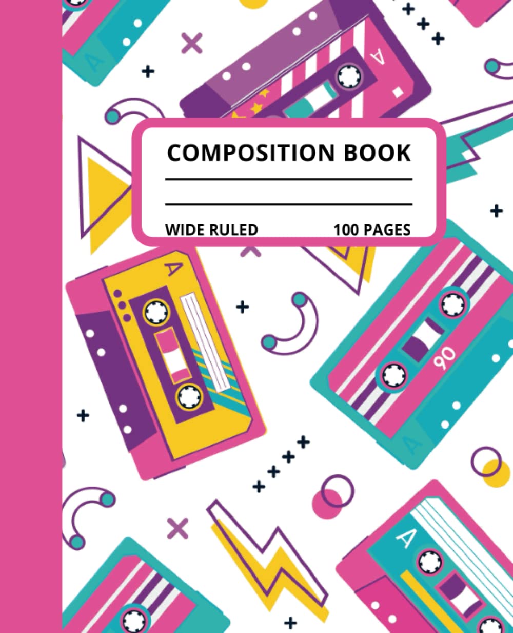 capítulo por capítulo baixar Composition Notebook: 90s Nostalgia Retro Cassette old school Journal | Wide Ruled Lined 100 Pages 7.5X9.25