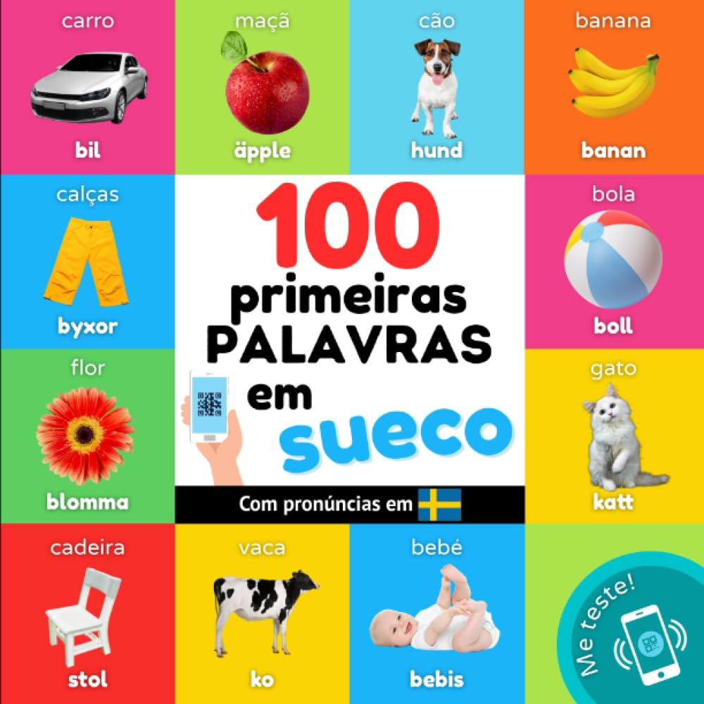 capítulo por capítulo baixar 100 primeiras palavras em sueco: Livro de ilustrações bilingue para crianças: português / sueco com pronúncias (Portuguese Edition)
