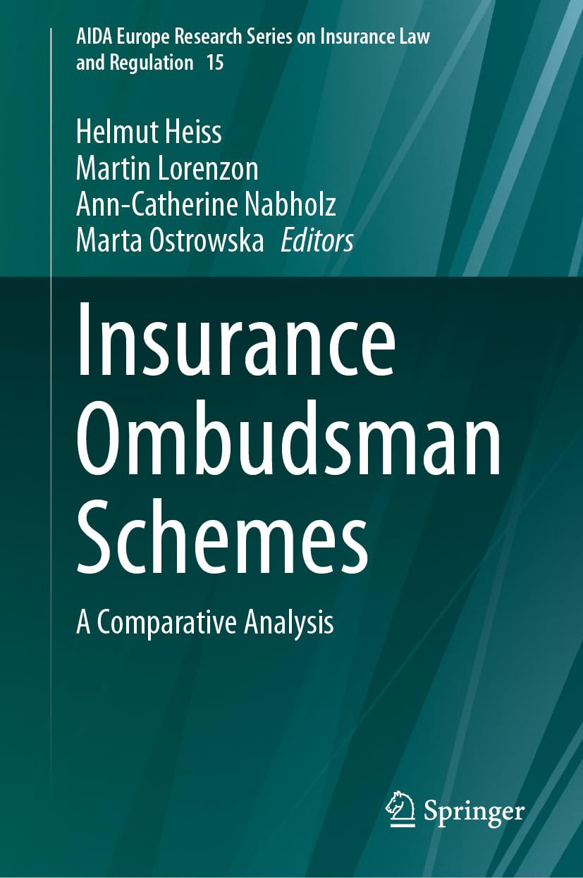 ler totalmente Insurance Ombudsman Schemes: A Comparative Analysis (AIDA Europe Research Series on Insurance Law and Regulation Book 15) (English Edition)