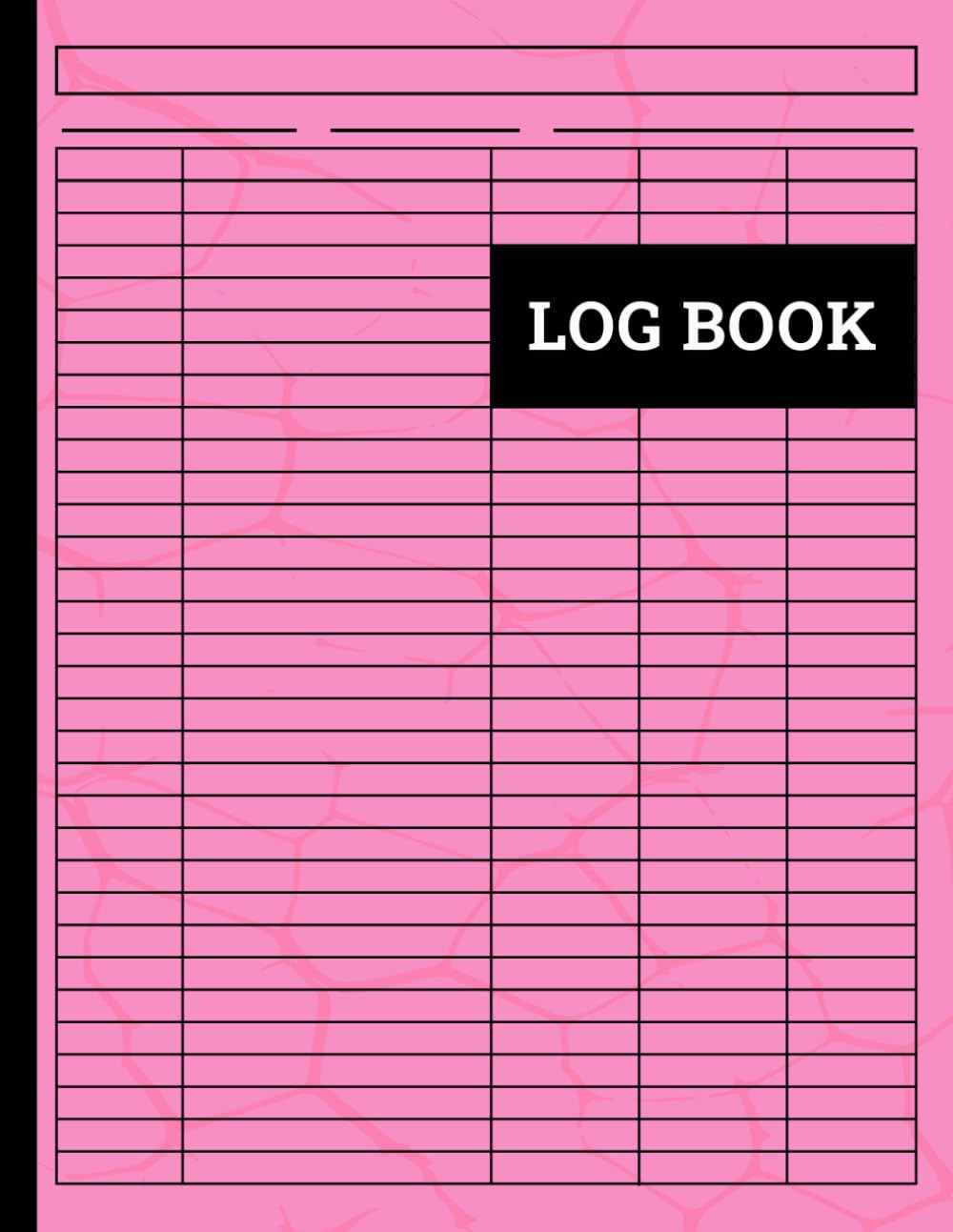 ler totalmente Log Book: Five Column Notebook/Columnar Pad/Multipurpose Record Logbook. 120 Pages, Large 8.5" x 11" - Pink