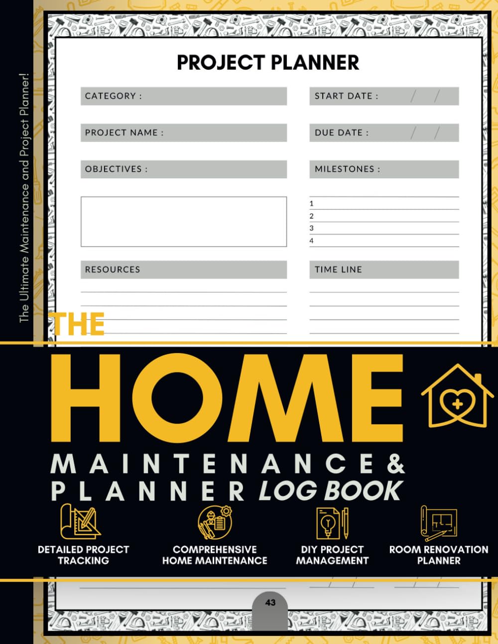 capítulo por capítulo baixar The Home Maintenance and Project Planner - Repairs Upgrades Journal: Minimalistic Themed - Design Plan - Services List - Contact Information