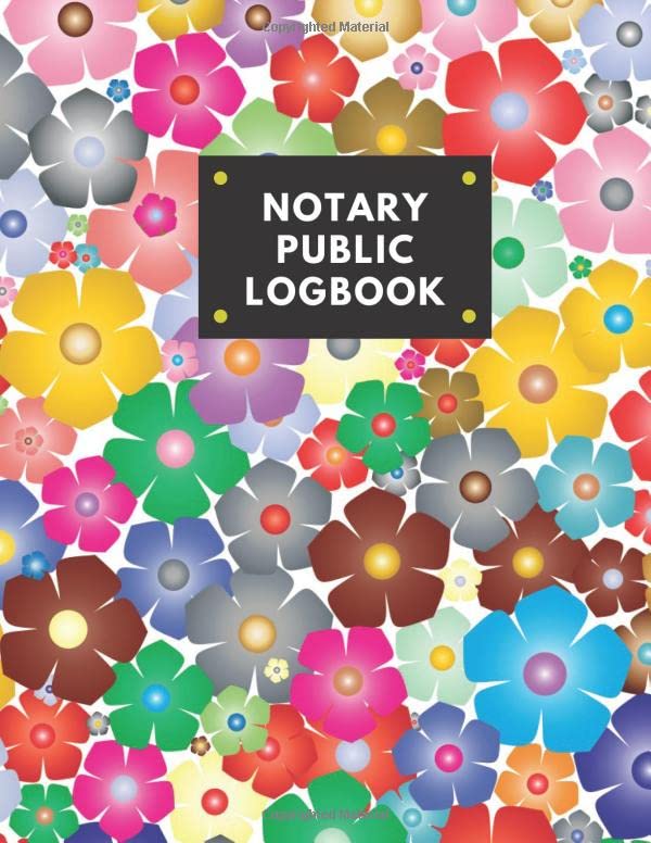 capítulo por capítulo baixar Notary Public Logbook: A bright, beautiful and elegant floral design to record notary acts