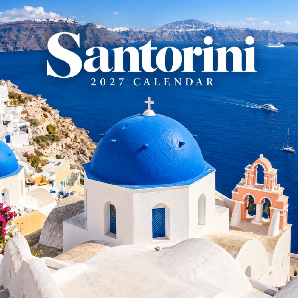 Santorini Calendar 2027: Aegean Island Photography