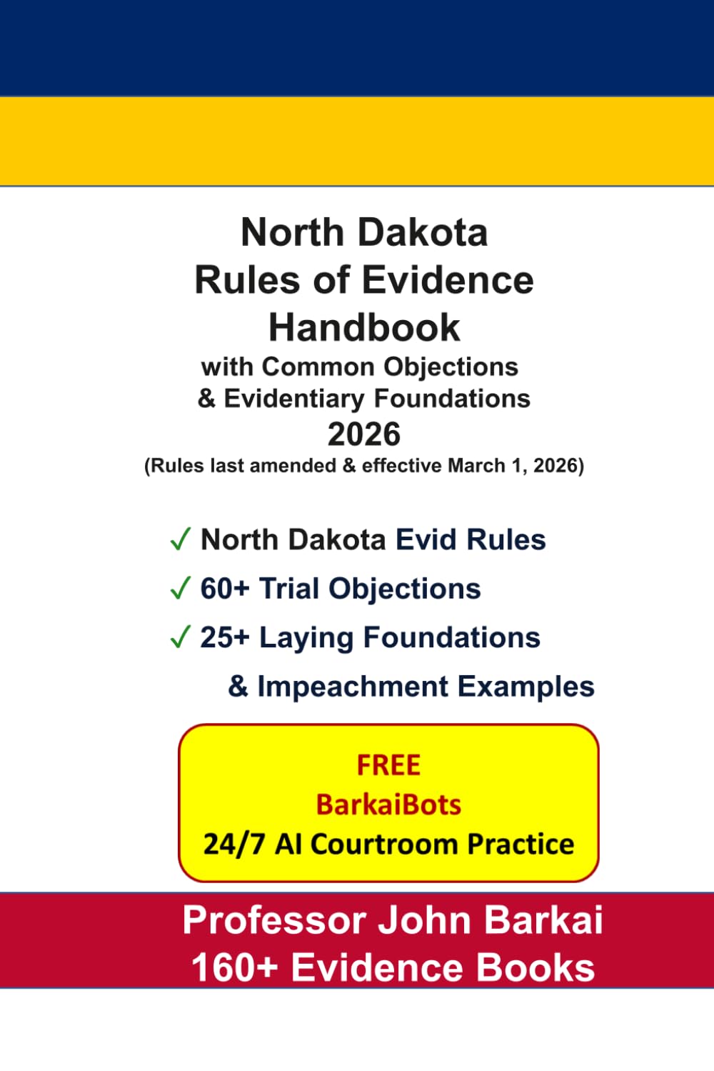 capítulo por capítulo baixar North Dakota Rules of Evidence Handbook with Common Objections & Evidentiary Foundations