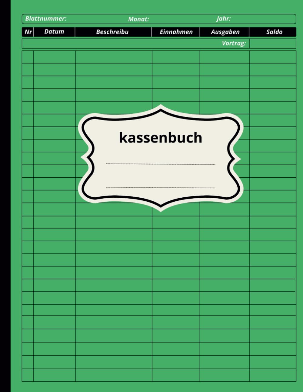 kassenbuch: buchhaltung für kleinunternehmer einnahmen ausgaben buch - Din A4 (German Edition) baixar livro de graça