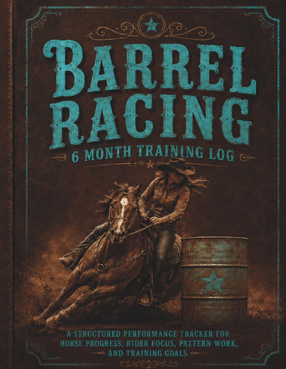 ler totalmente Barrel Racing 6 Month Training Log: A Structured Performance Tracker for Horse Progress, Rider Focus, Pattern Work, and Training Goals