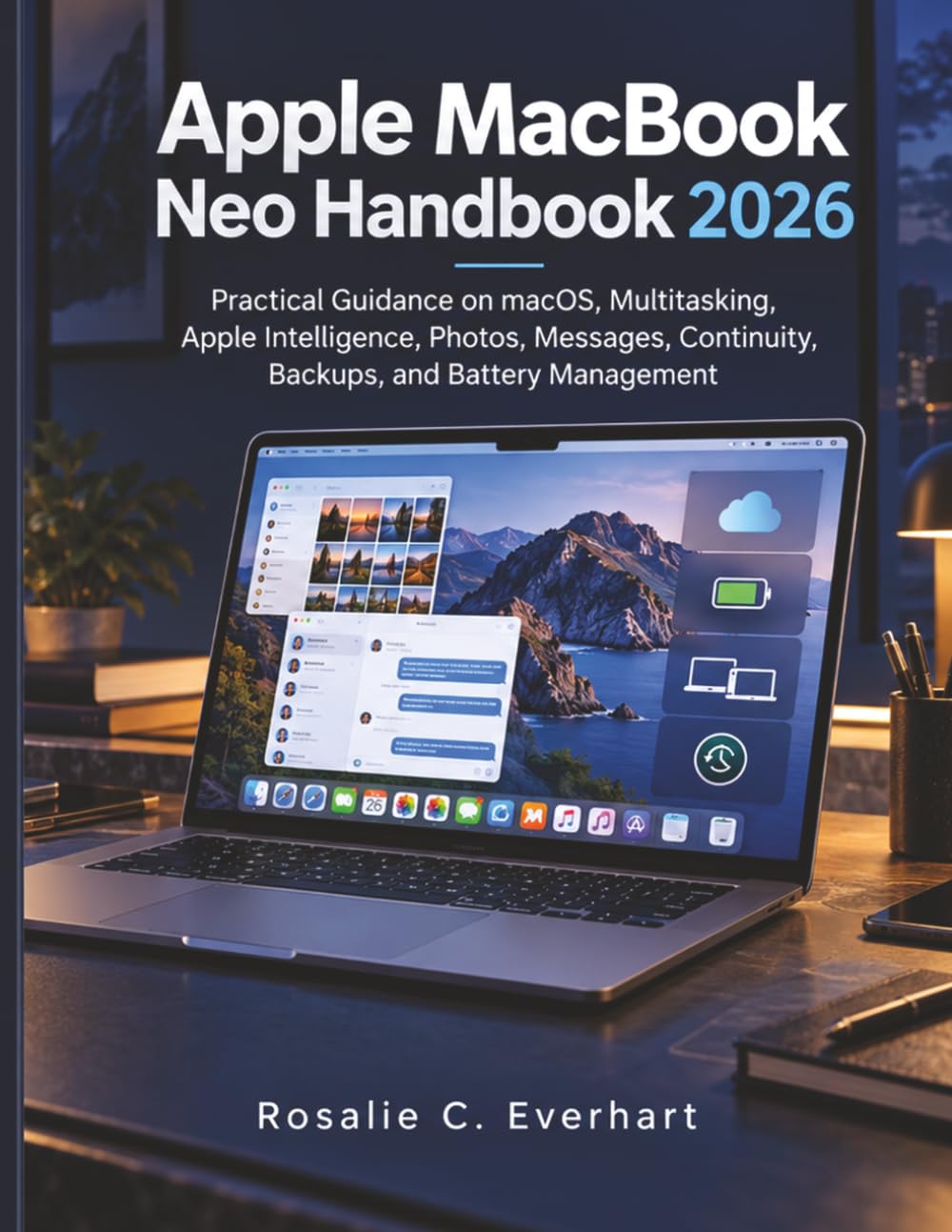 Apple MacBook Neo Handbook 2026: Practical Guidance on macOS, Multitasking, Apple Intelligence, Photos, Messages, Continuity, Backups, and Battery Management baixar o livro de graça