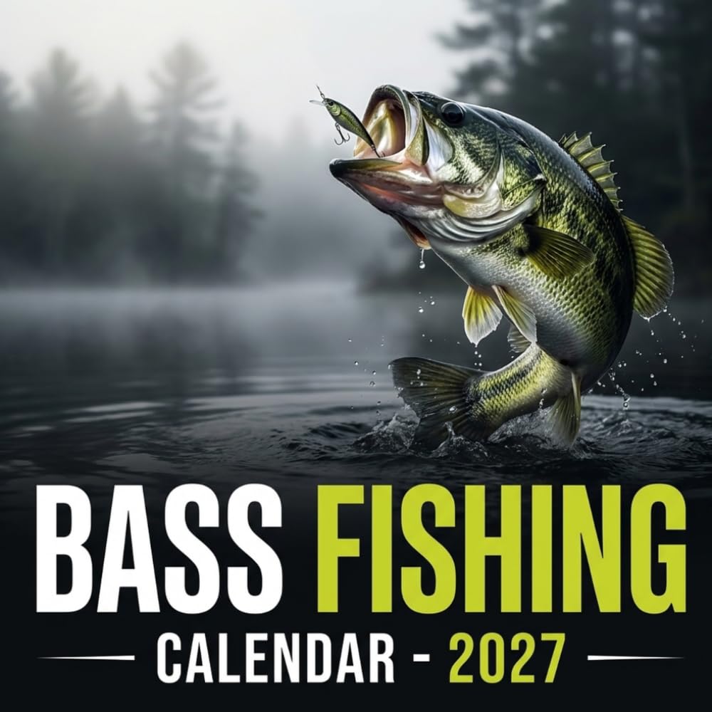Bass Fishing Calendar 2027: Epic Angler Photography