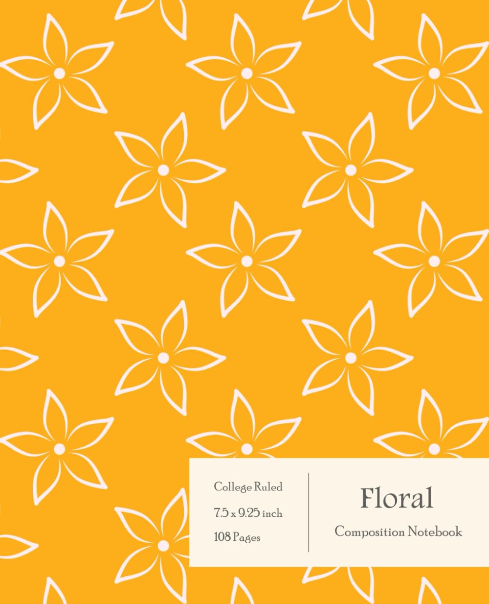 Floral Composition Notebook College Ruled: Beautiful College Lined Journal for School and College Students, Professionals and Gardening. baixar o livro de graça