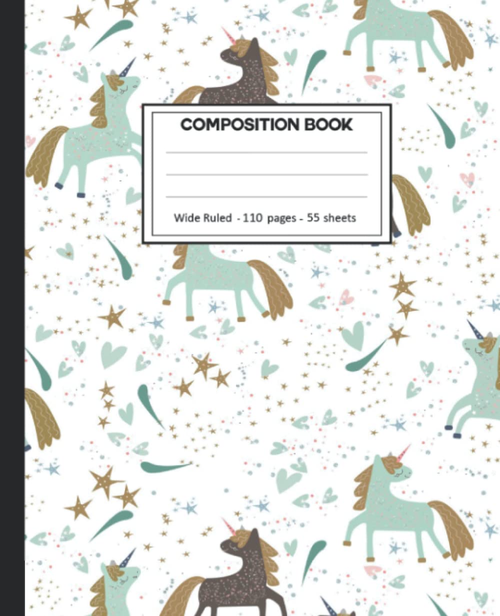 ler totalmente Composition Notebook: Rainbow with horse Wide Ruled Blank Lined Composition Book Journal (7.5 x 9.25 in) Cute Notebooks for Girls Teens Kids School Planner Diary Writing Notes.