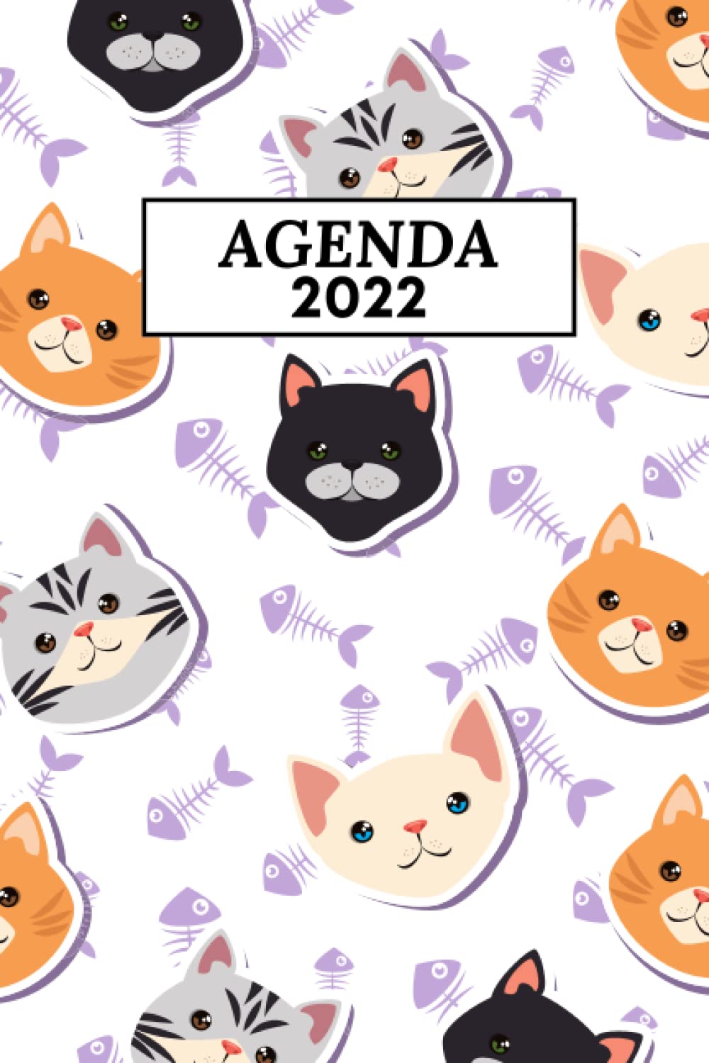 Agenda 2022: weekly planner 2022 | planificador 2 páginas por semana | Para una perfecta gestión del tiempo |Gato |Regalo mujer hombre familia y amigos (Spanish Edition) baixar livro de graça