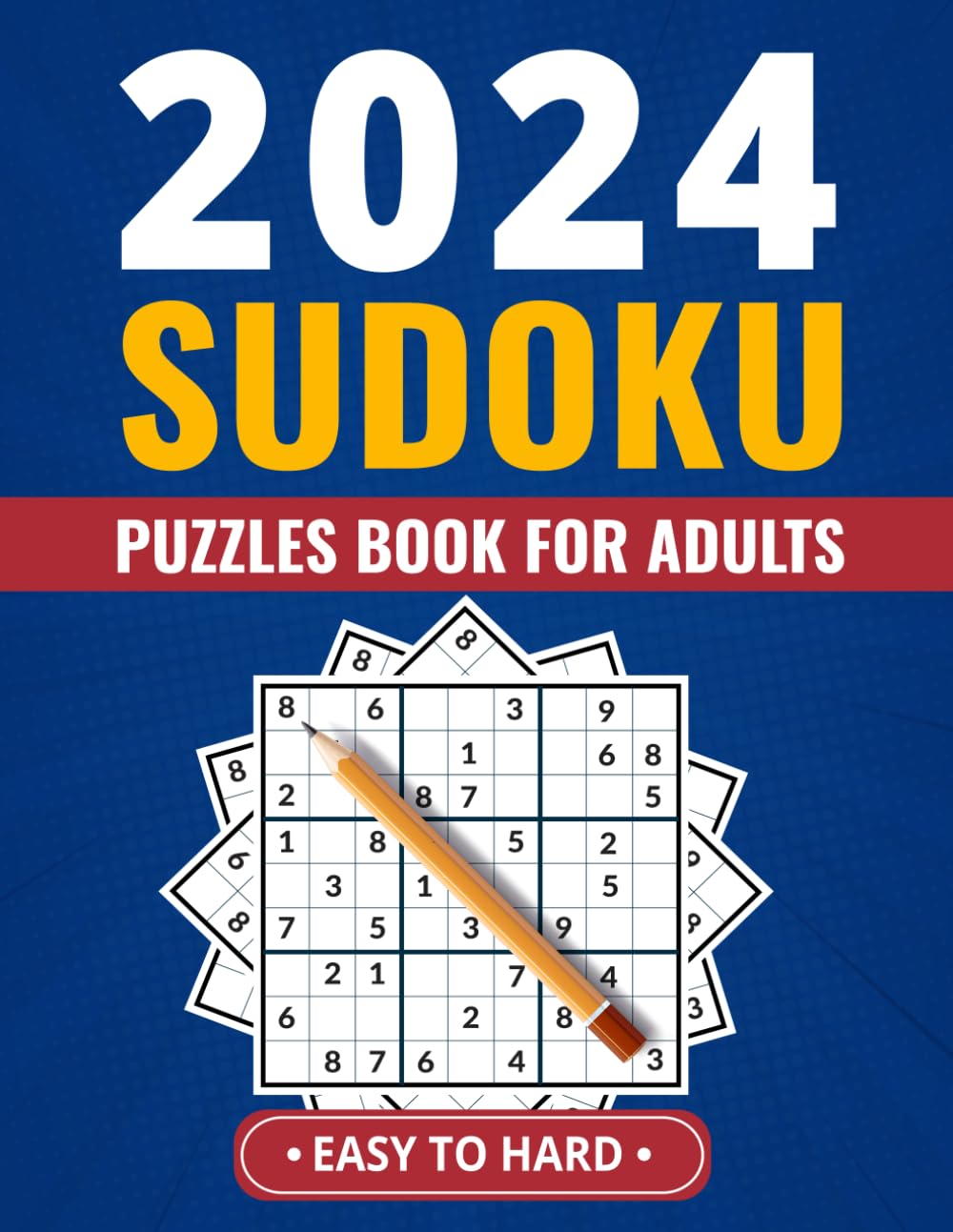 ler totalmente 2024 Sudoku Puzzle Book for Adults Easy to Hard: 378 Puzzles with Solutions