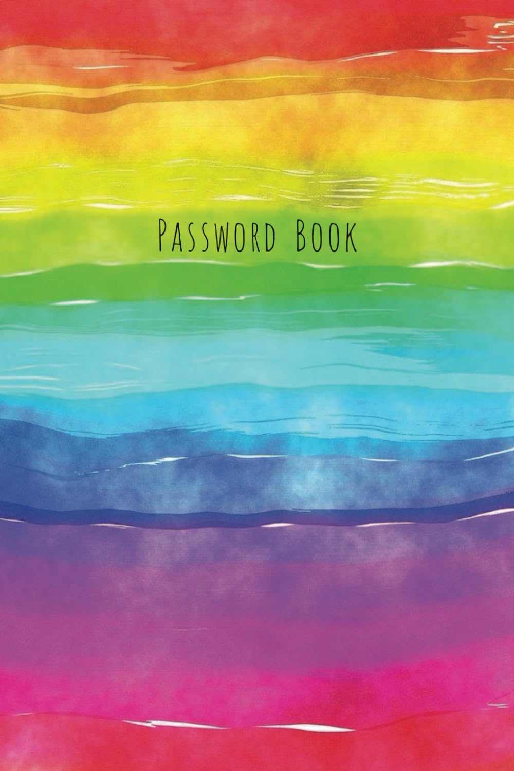 Password Book - Rainbow Cover: Password Management, Records, Diary, Log Book; 55 Pages, Website, Username, Password and Notes baixar livro de graça