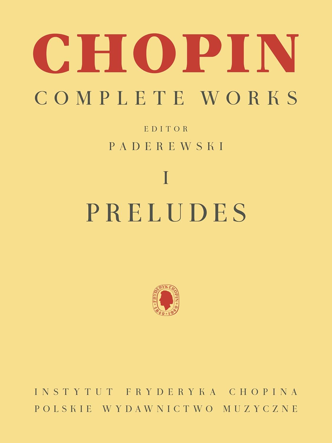 Preludes: Chopin Complete Works Vol. I