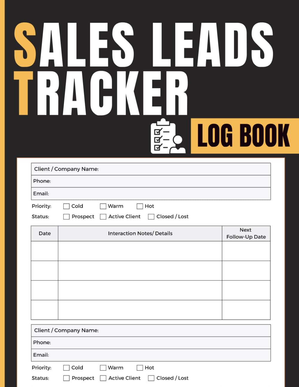 capítulo por capítulo baixar Sales Leads Tracker Log Book: Record Prospect Information, Lead Status, Contact History and Next Steps for Sales Professionals and Entrepreneurs