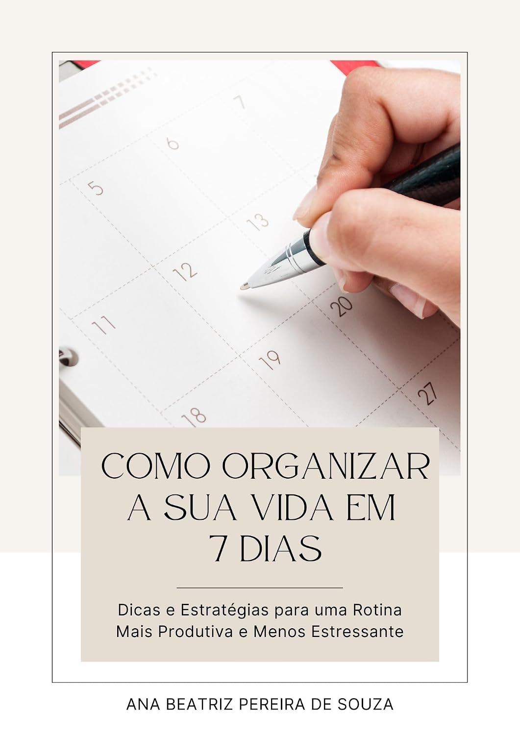 COMO ORGANIZAR A SUA VIDA EM 7 DIAS: Dicas e Estratégias para uma Rotina Mais Produtiva e Menos Estressante baixar livro de graça