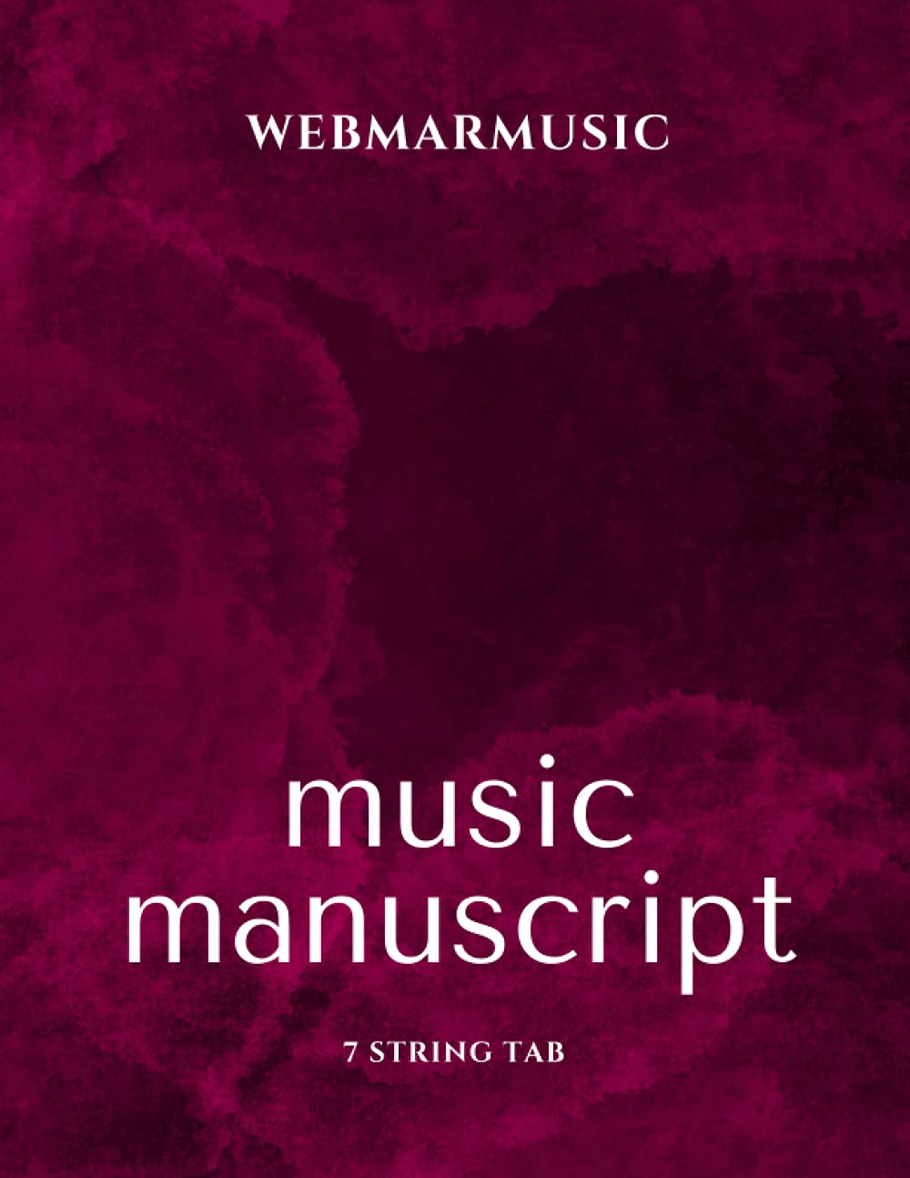 Music Manuscript: 7 String TAB- 105 Pages, 8.5"x 11" baixar o livro de graça