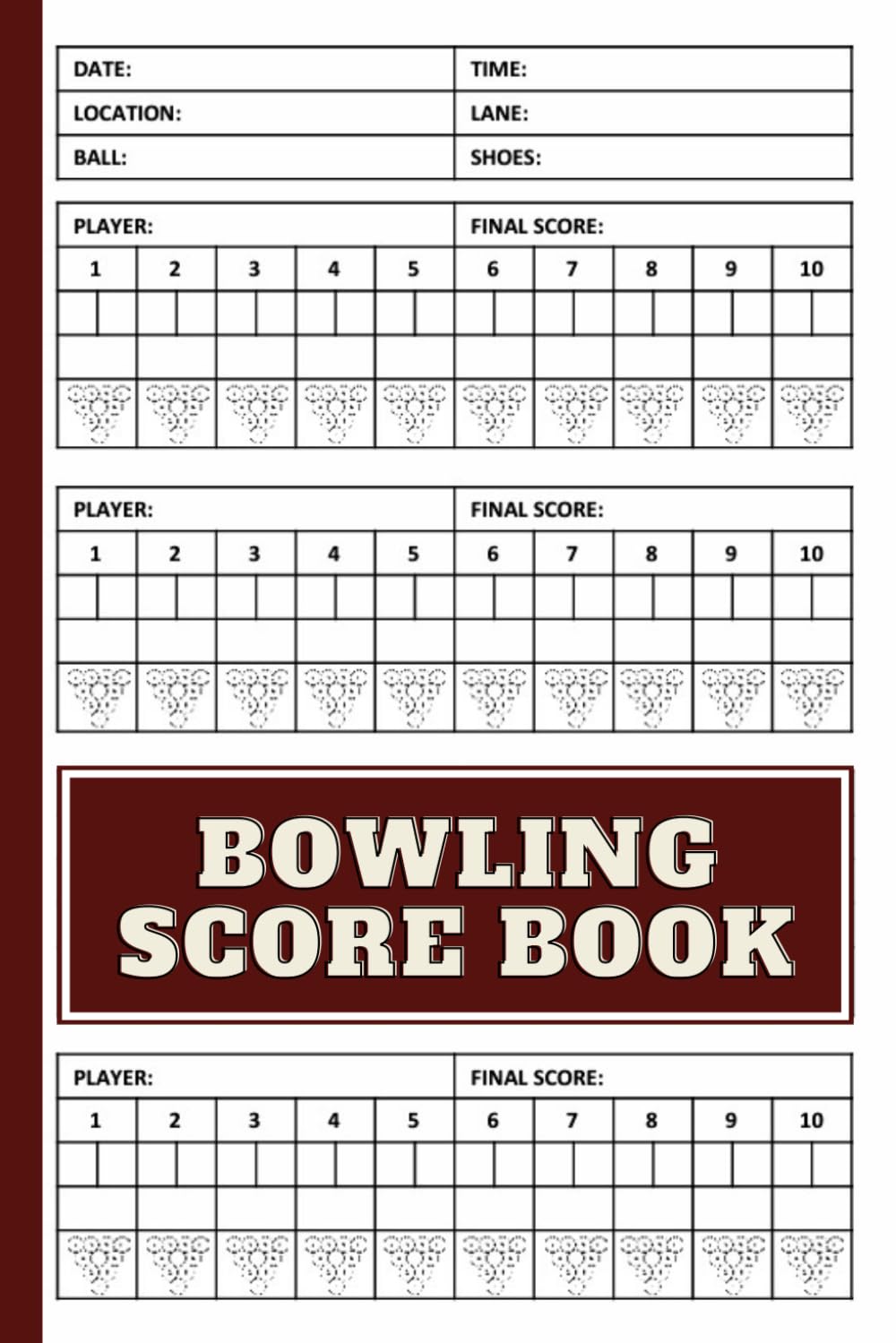 Bowling Score Book: Record Your Games, Track Progress & Improve Your Bowling Skills | Bowling Score Sheets. baixar livro de graça