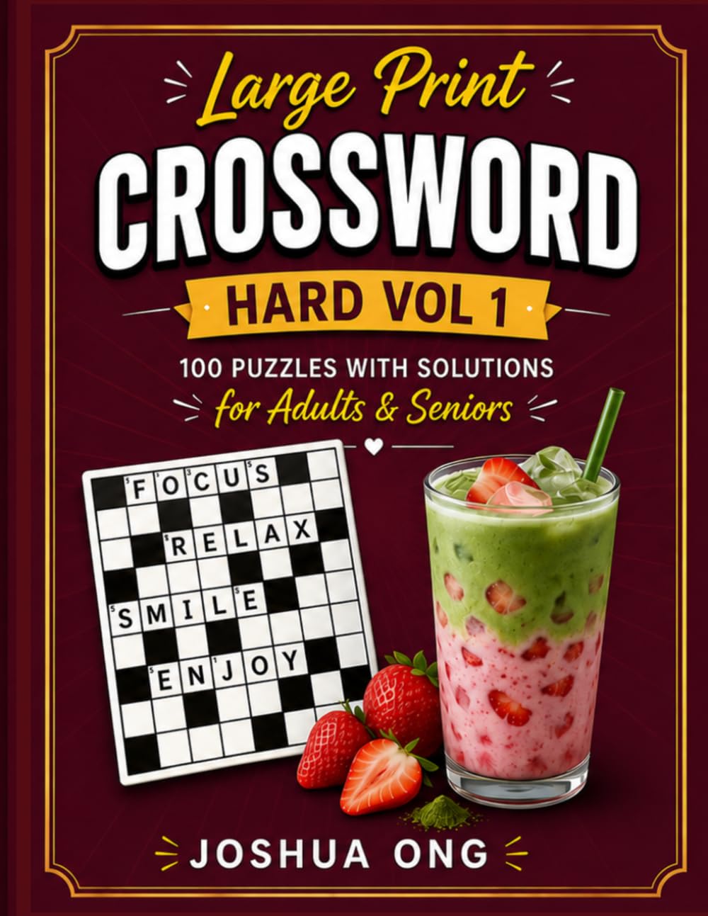 ler totalmente Large Print Hard Crossword: 100 Challenging Crossword Puzzles for Puzzle Experts — Vol 1