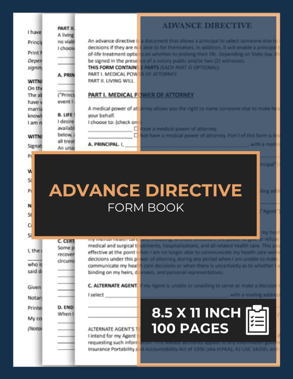 Advance Directive Form Book: Healthcare Power of Attorney & Living Will | HIPAA Forms for Medical Decisions | Ideal for Legal Use & Estate Planning baixar o livro de graça
