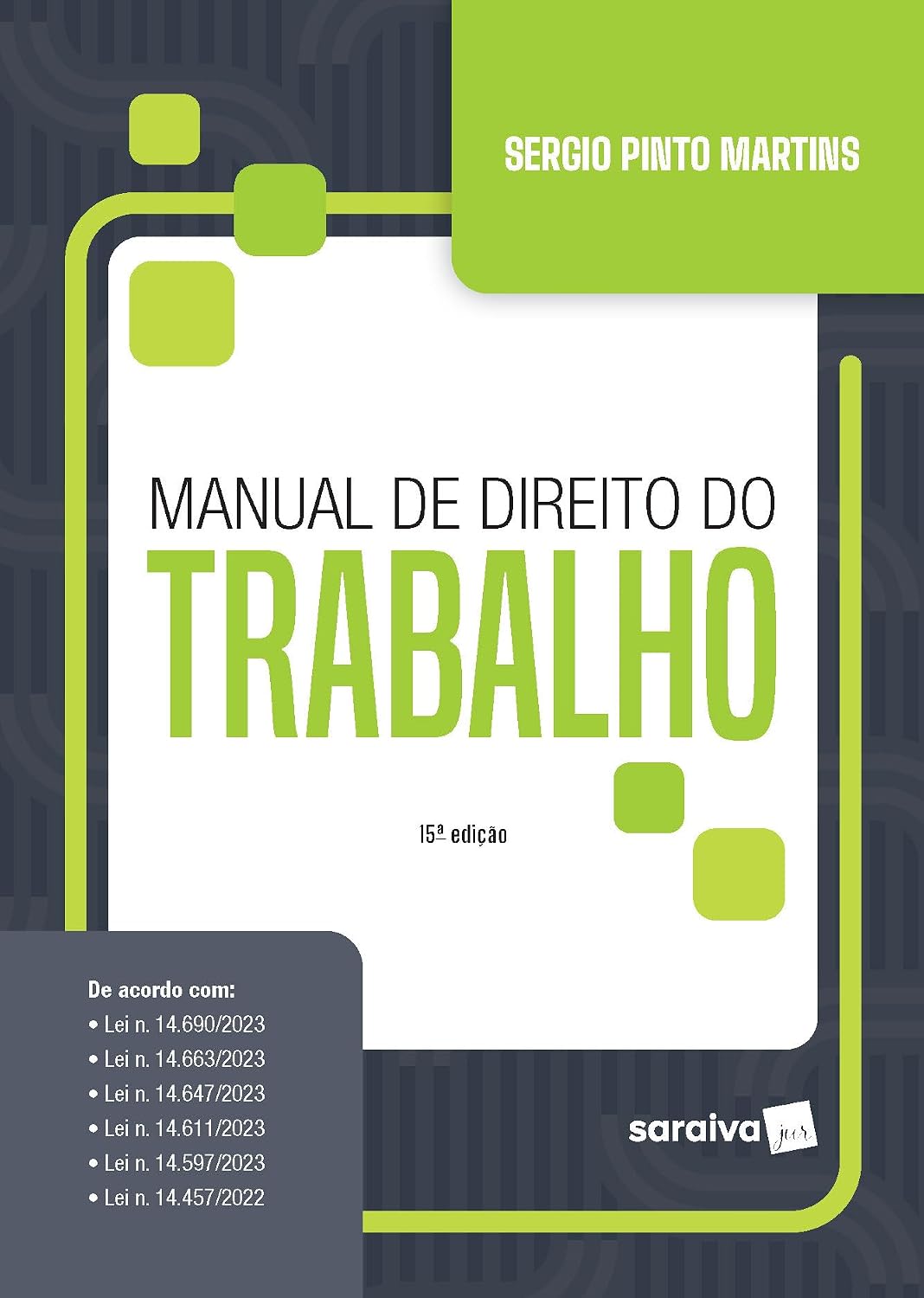 capítulo por capítulo baixar Manual de Direito do Trabalho - 15ª Edição 2024