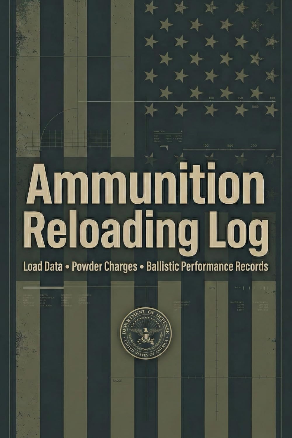 Ammunition Reloading Log: Handloader Cartridge Recipe Book: Track Bullet Weight, Powder Charge, and Velocity baixar livro de graça