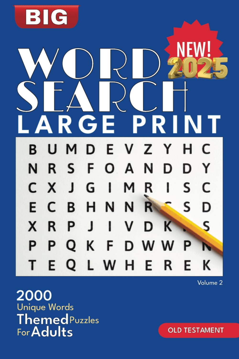 ler totalmente BIG UNIQUE New Words Word Search for Christian Adults in 2025: 100 Large Print Puzzles with Interesting Christian Old Testament Theme Perfect for... Popular Choice for people with Dementia.