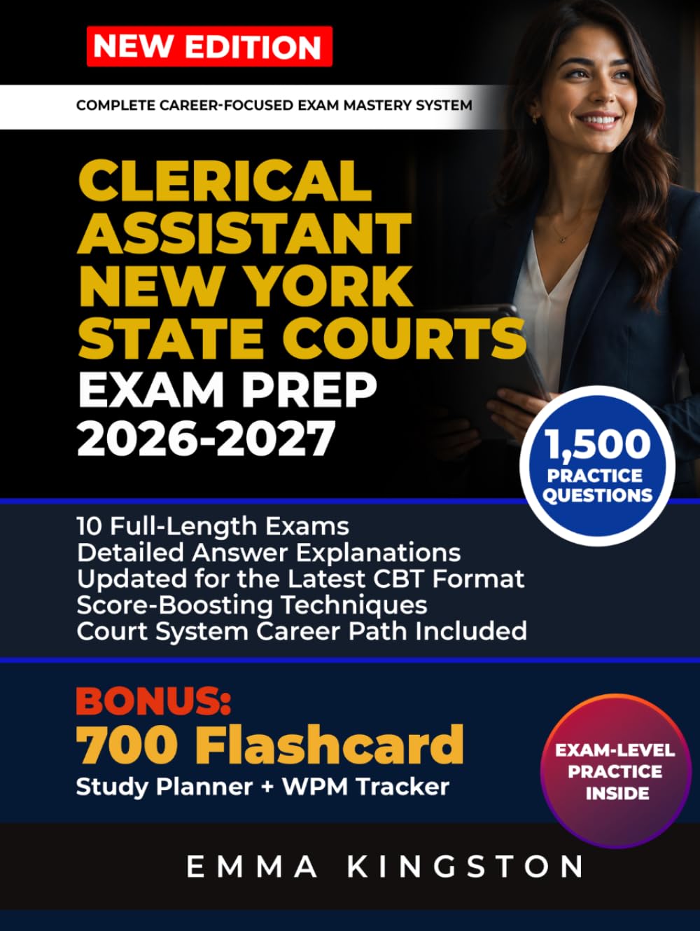 CLERICAL ASSISTANT NEW YORK STATE COURTS EXAM PREP 2026 – 2027: Complete Study Guide with 1,500 Practice Questions, 10 Full-Length Exams, Detailed... Strategies for Civil Service Exam Success baixar livro de graça