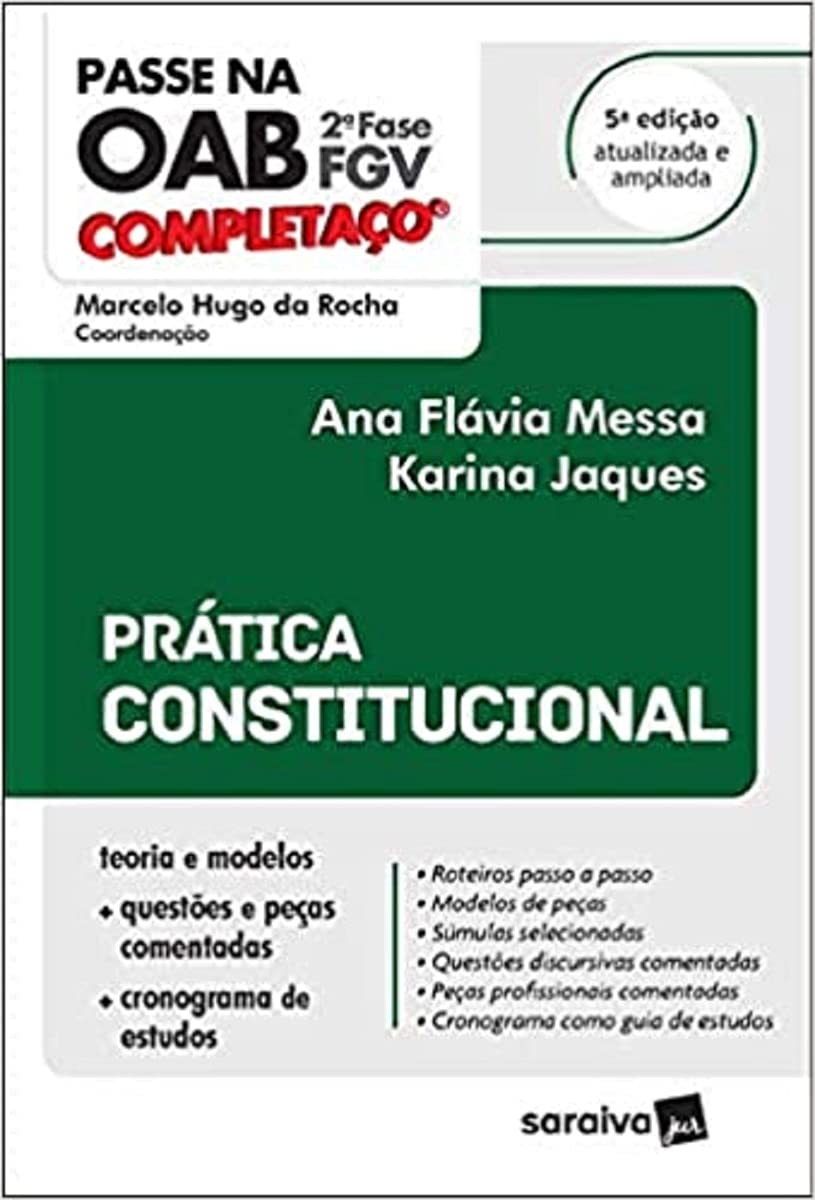 Passe na OAB - 2ª Fase - FGV - Completaço - Prática Constitucional - 5ª Edição 2021 baixar o livro de graça