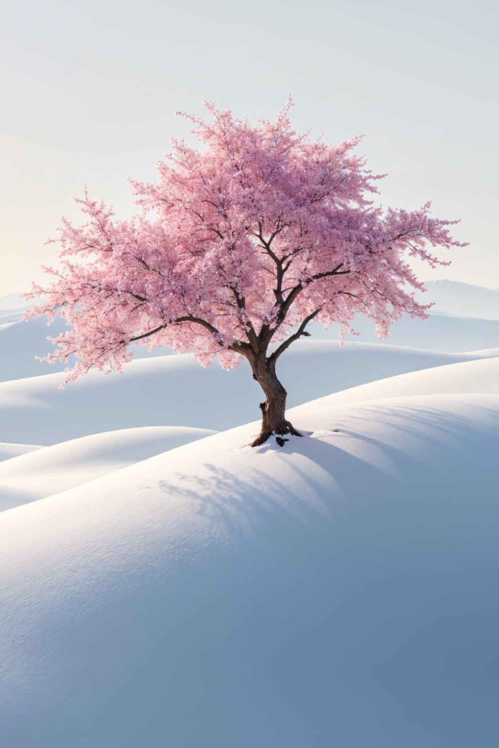 Cherry Blossom Tree in White Landscape Journal: a DOT GRID notebook for self-expression baixar livro de graça