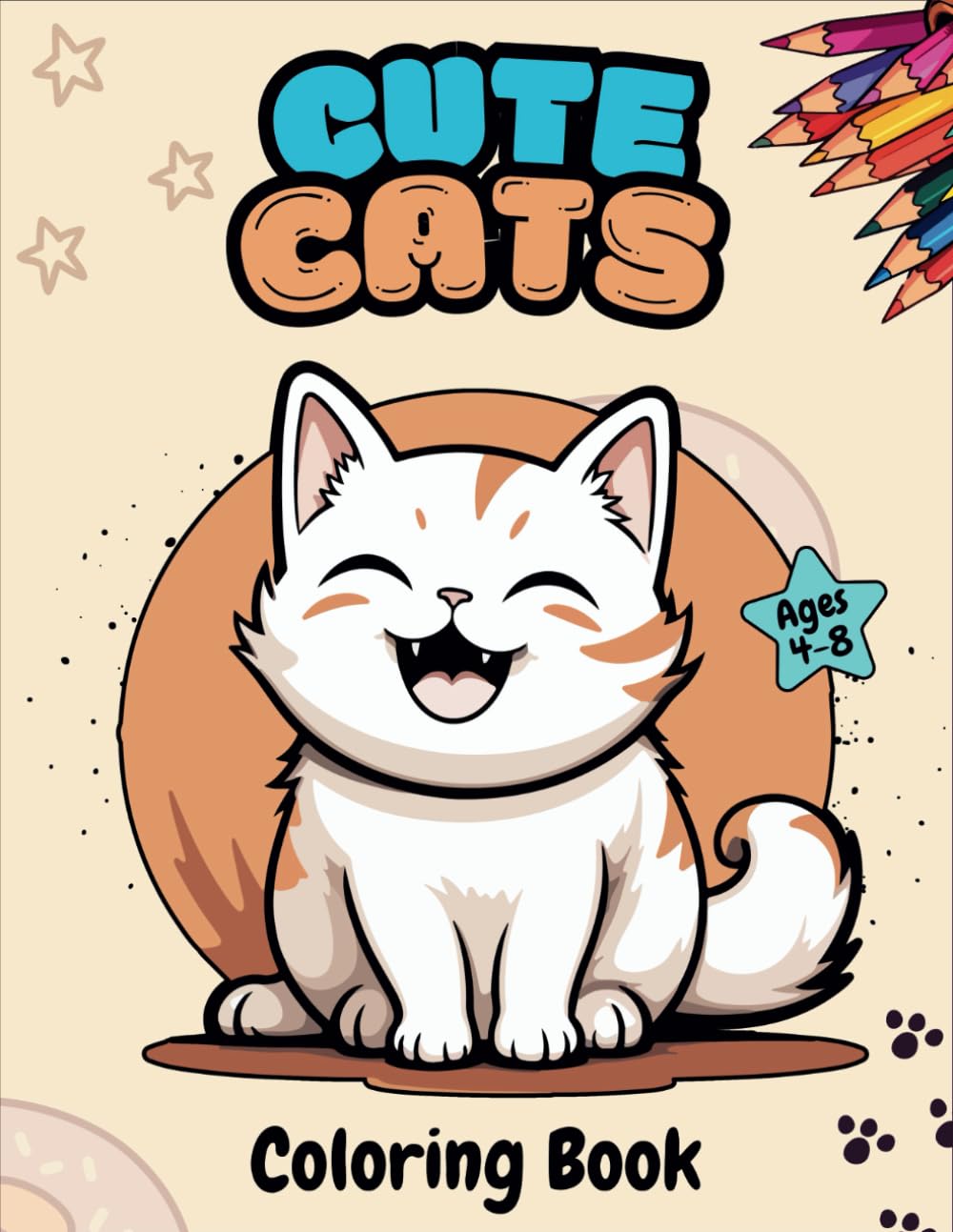 ler totalmente Cute Cats Coloring Book for Kids: 48 Fun and Adorable Kitten for Boys and Girls Ages 4-8 (Aladdin Magic Coloring Books)