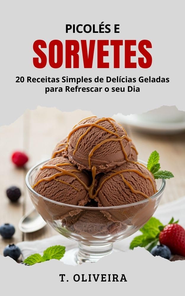 Picolés e Sorvetes: 20 Receitas Simples de Delícias Geladas para Refrescar o seu Dia baixar o livro de graça