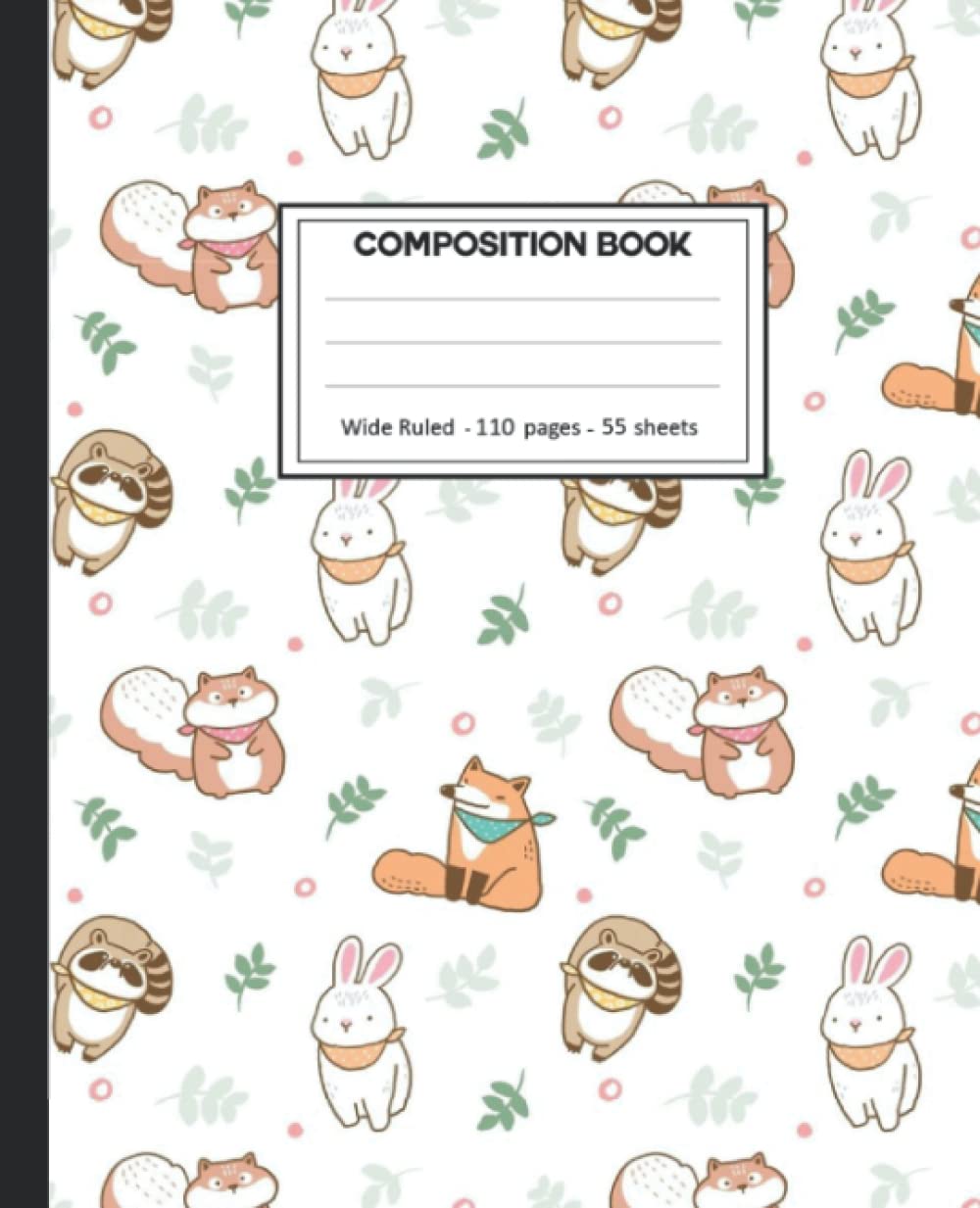 ler totalmente Composition Notebook: Squirrel Wide Ruled Blank Lined Composition Book Journal (7.5 x 9.25 in) Cute Notebooks for Girls Teens Kids School Planner Diary Writing Notes.