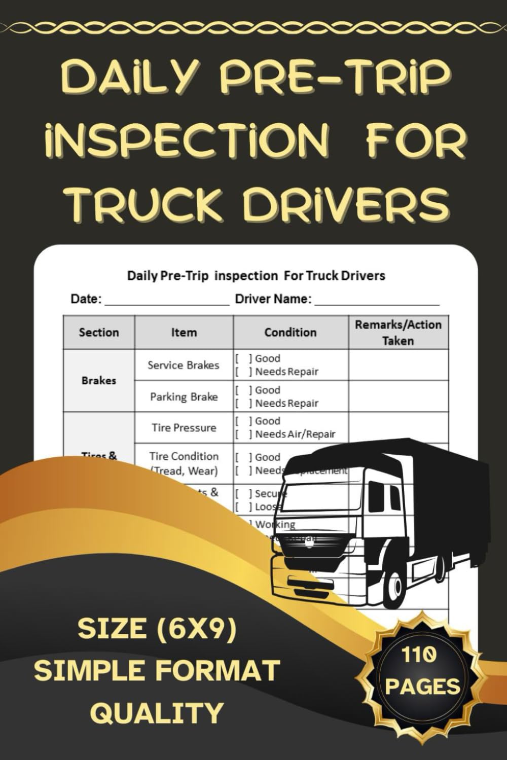 ler totalmente Daily Pre-Trip inspection For Truck Drivers: Checklist for Safe and Compliant Truck Operations
