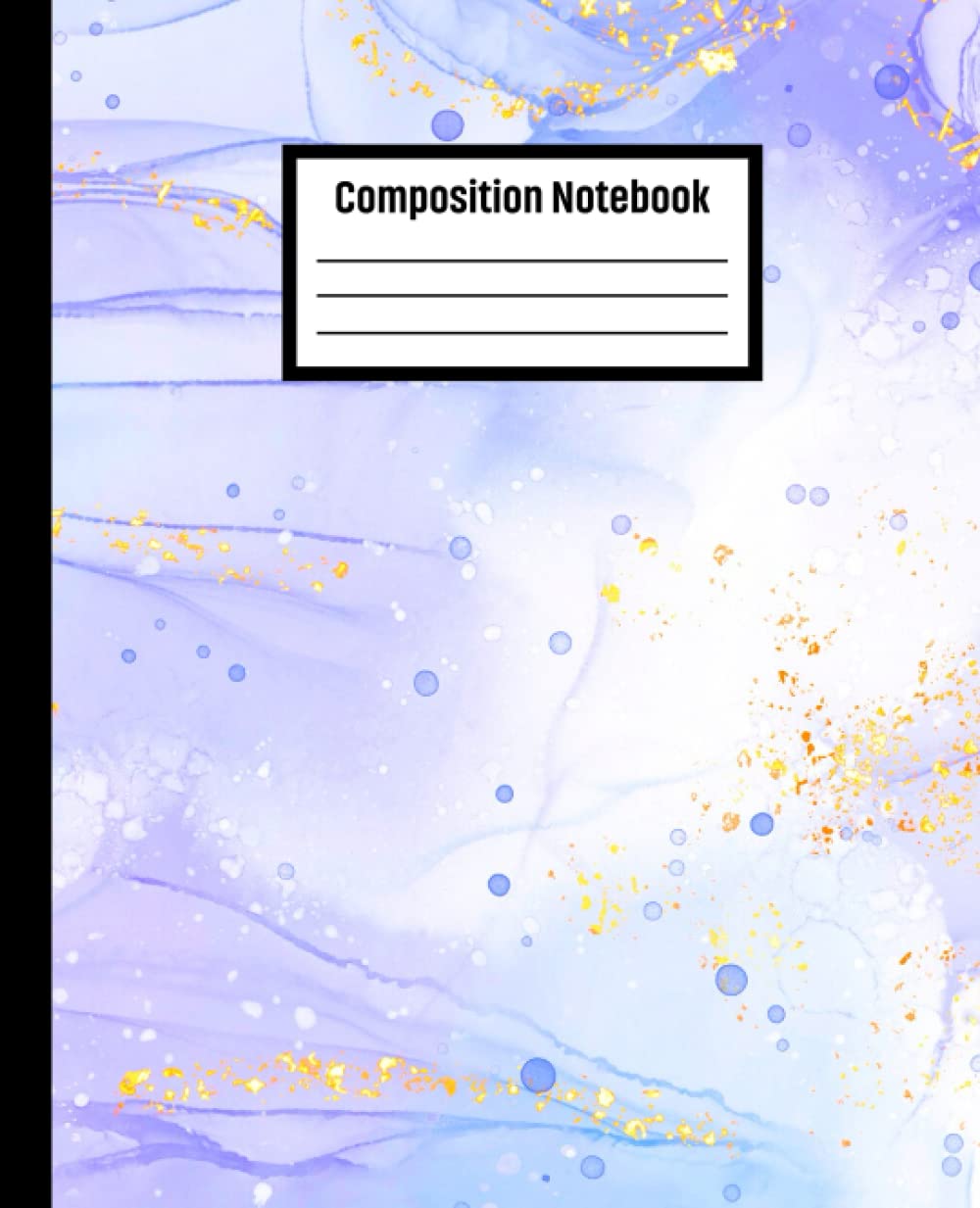 ler totalmente Composition Notebook: Kids-Teens- and Students- Colorful-.7.5 x 9.25 Inches- Soft Matte Cover-110 Wide-ruled lined pages Purple Turquoise Liquid Marble Composition Notebook