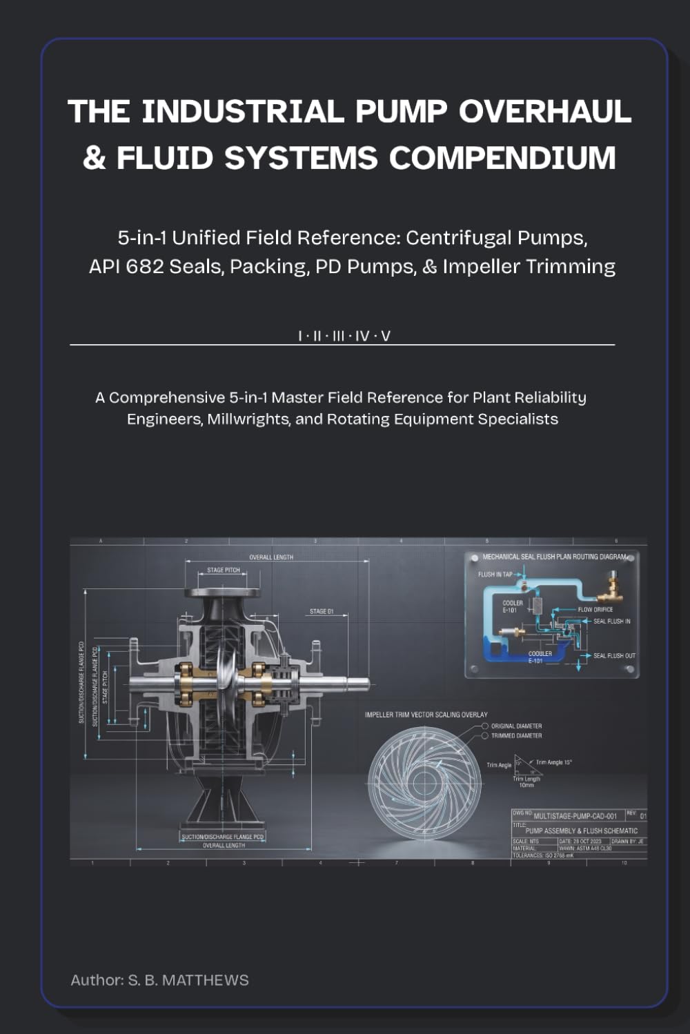 The Industrial Pump Overhaul and Fluid Systems Compendium: 5-in-1 Unified Field Reference: Centrifugal Pumps, API 682 Seals, Packing, PD Pumps, and Impeller Trimming baixar o livro de graça